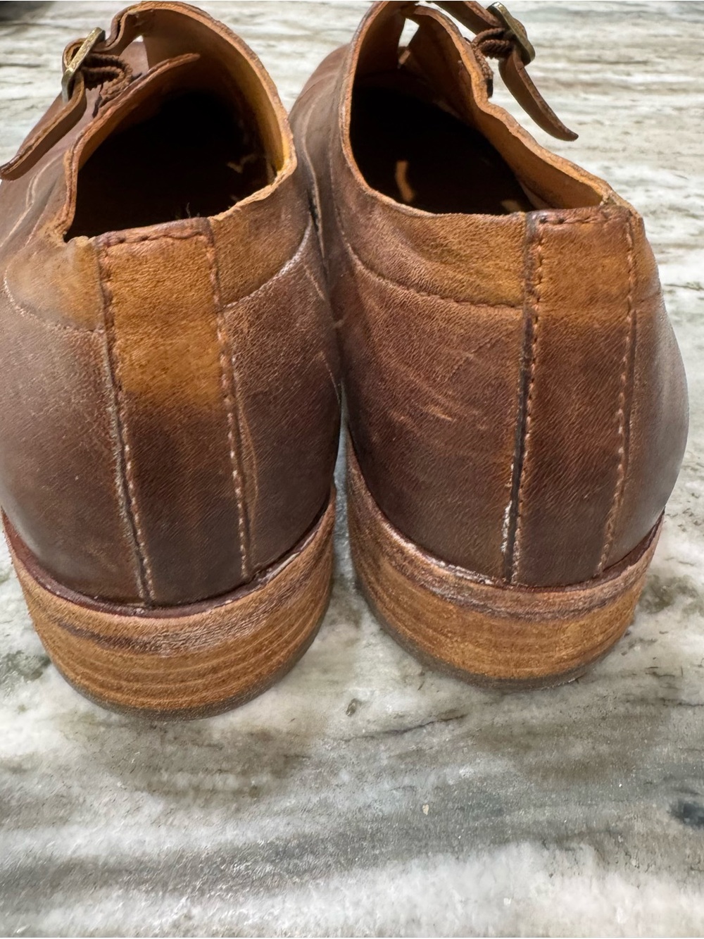 Kork -easy leather loafers shoes brown - Picture 7 of 12